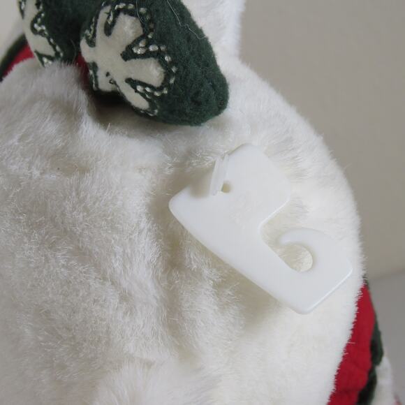 Dan Dee 2004 Christmas Teddy Bear Plush 10" Collector's Choice Red Green Dress - Picture 11 of 14